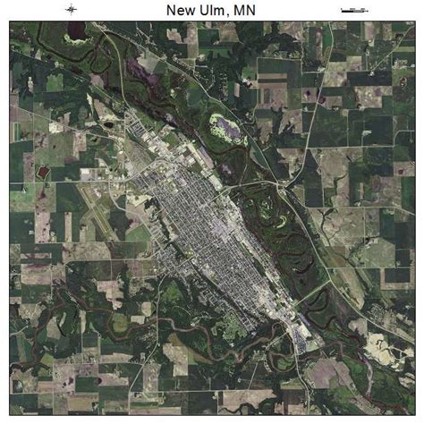 Aerial Photography Map of New Ulm, MN Minnesota