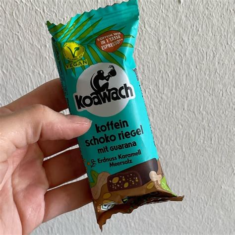 Koawach Koffein Schoko Riegel Erdnuss Karamell Meersalz Review Abillion