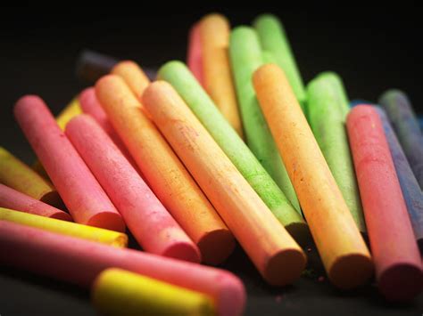 Royalty Free Photo Assorted Color Chalk Lot Pickpik