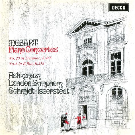 Mozart Piano Concertos Nos 6 20 By Vladimir Ashkenazy London