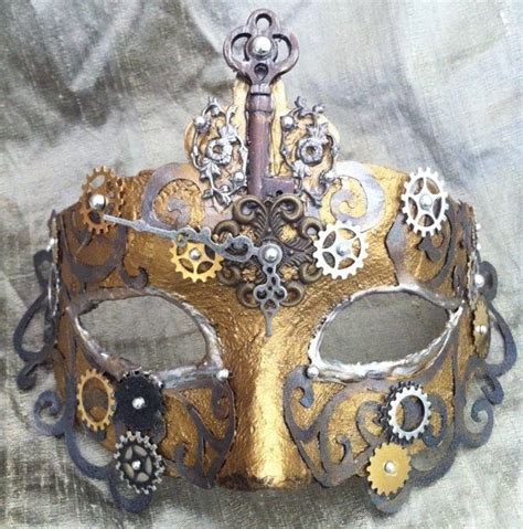 Mistress Geard Up Steampunk Venetian Mask Steampunk Mask Masks