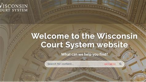 Wisconsin Circuit Court Access