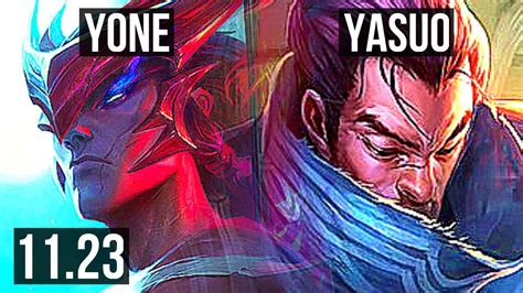 YONE Vs YASUO TOP DEFEAT 6 Solo Kills 400 Games KR Master