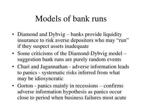 Ppt Liquidity Management In Banking Crises Powerpoint Presentation