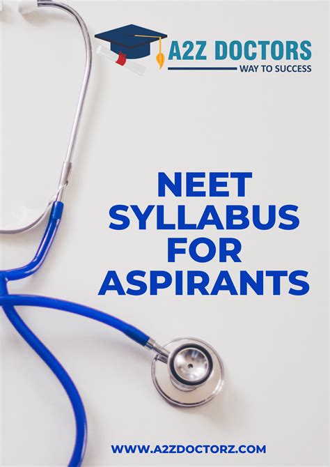 NEET SYLLABUS FOR ASPIRANTS A2Z Doctors