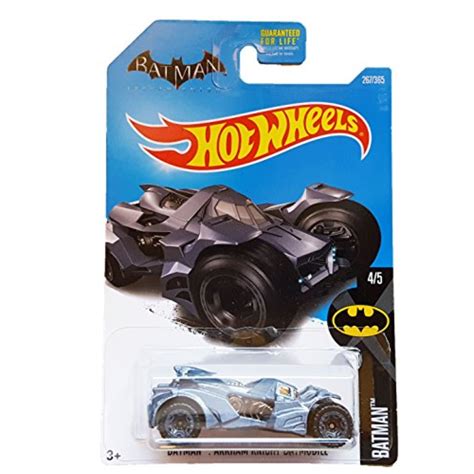 Hot Wheels 2017 Batman Arkham Knight Batmobile 267 365 Gray Walmart