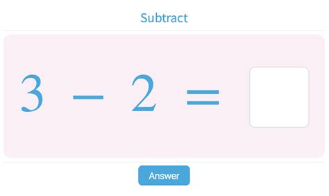 Subtraction - Practice with Math Games