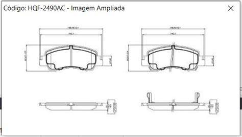 Pastilha De Freio Dianteira Cerâmica Mitsubishi Eclipse Cross 2018 a