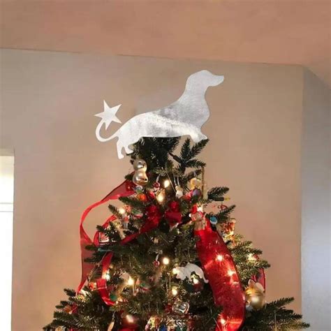 Dachshund Christmas Tree Topper Unique Holiday Charm