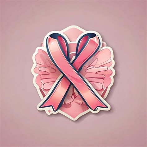 Premium Photo | Cancer ribbon vector background