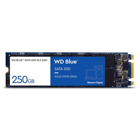 Western Digital 250GB Blue M.2 2280 SATA SSD (WDS250G2B0B) - Umart.com.au