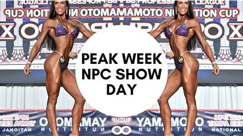 Bikini Show Day Peak Week G Carbs Youtube