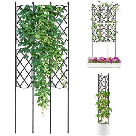 Treillis de Jardin pour Plantes Grimpantes en Plein Air Deaunb Cage à