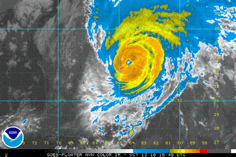 Hurricane Nicole - Landfall