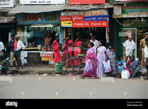 The Vibrant Old City Of Madurai Tamil Nadu India Stock Photo Alamy