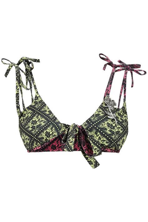 Buy CHOPOVA LOWENA Reversible Bikini Top Multicolor At 19 Off