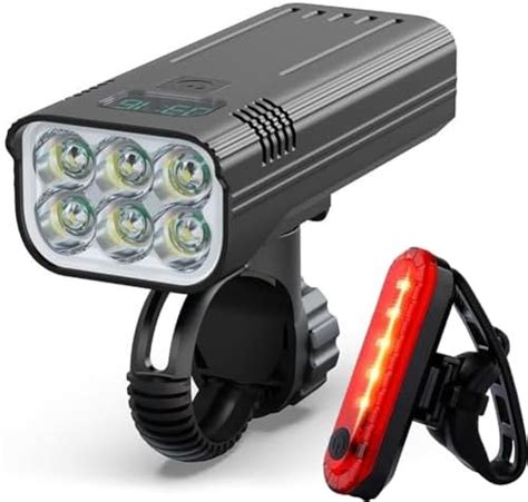 Suya Usb Rechargeable Bike Light Bike Headlight With Digital Display