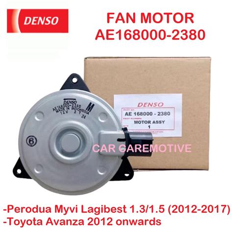 Original Denso Radiator Fan Motor Perodua Myvi Lagi Best