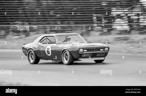 Mark Donohue In The Penske Hilton Racing Chevolet Camaro Z28 At The