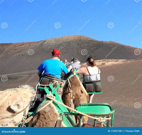 Lanzarote, Canary Islands: Tourists Entering Timanfaya National Park on