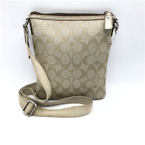 Coach Signature Coated Canvas Crossbody Bag Property Room