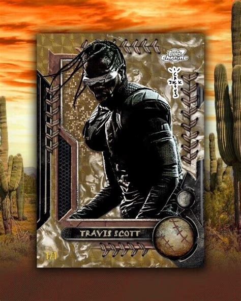 Travis Scott Fanatics Festival Exclusive Cactus Jack X Topps Chrome