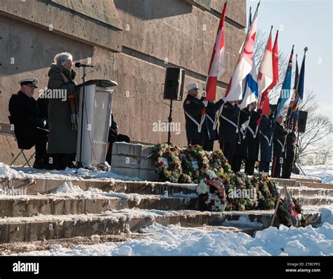 Halifax Nova Scotia Canada December Th A Crowd Gathers At