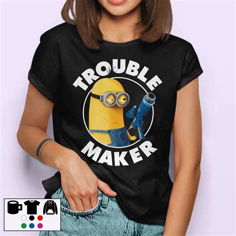 Trouble Maker Funny Minion Unisex T Shirt Beeteeshop