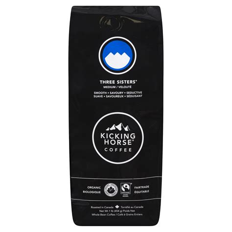 Buy Kicking Horse Organic Whole Bean Coffee Three Sisters 454 g