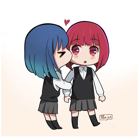 Akane Kurokawa X Kana Arima Fanart R Oshinoko