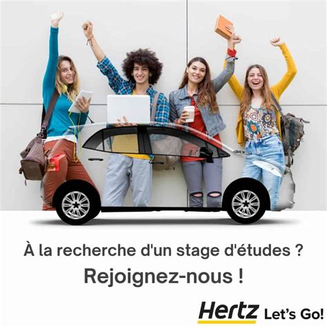 Hertz recrute des Stagiaires Rémunérés dans Plusieurs Domaines