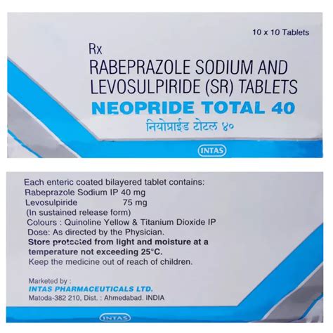 Neopride Total Tablet 75mg40mg 10tab Buy On Healthmug