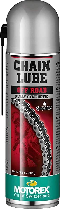 Motorex Chain Lube Off Road Ketten Spray L Amazon De Auto Motorrad