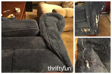 Repairing a Cat Scratched Couch | ThriftyFun