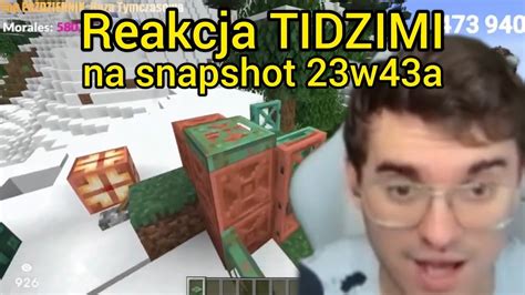 Reakcja Tidzimi Na Snapshot W A Youtube