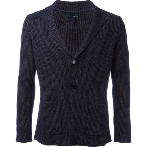 Lardini Waffle Knit Blazer