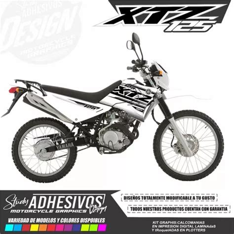 Calcomanias Yamaha Xtz 125 Personalizadas Kit De Stickers