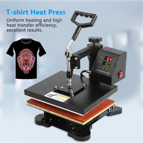 12 10 HIGH PRESSURE HEAT PRESS MACHINE TRANSFER T SHIRT PRINTING