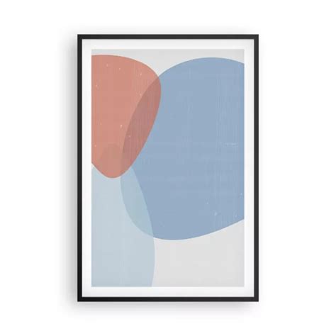 Affiche Poster X Cm Tableaux Image Photo Formes Minimaliste Pastel