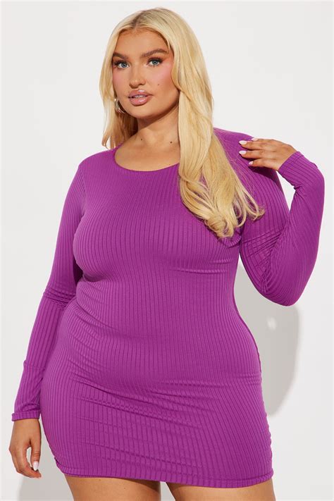 Dena Double Lined Mini Dress - Purple | Fashion Nova
