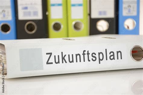 Zukunftsplan Stock Foto Adobe Stock