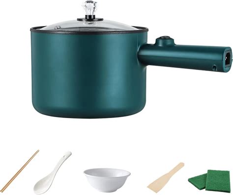 Electric Hot Pot L Mini Non Stick Electric Pan Portable Mini Electric Skillet With Lid