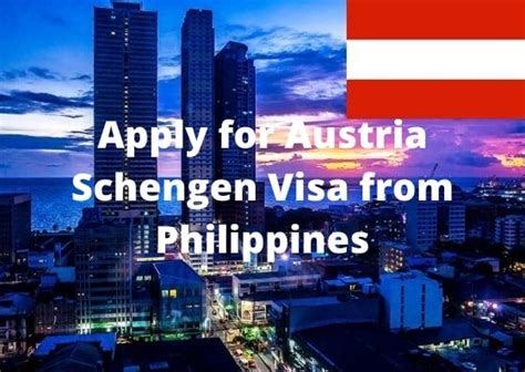 Austria Visa From Philippines How To Apply For Austrian Schengen Visa