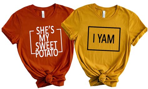 Shes My Sweet Potato Shirt I Yam Shirt Matching Fall Shirt Couple Thanksgiving Shirt Hes