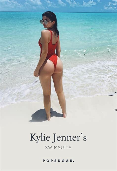 Kylie Jenner Wearing A Swimsuit Popsugar Fashion Photo 32