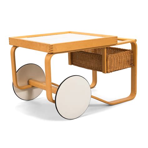 Alvar Aalto A Late Th Century Tea Trolley For Artek Bukowskis