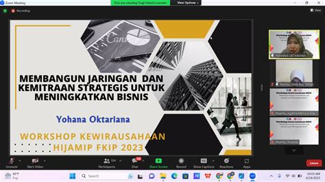 Membangun Jaringan Dan Kemitraan Yang Strategis Workshop Kewirausahaan