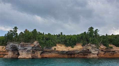 Pictured Rocks National Lakeshore - Miles of Yellow Lines