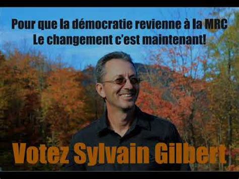 Sylvain Gilbert candidat Préfet de la MRC du Granit YouTube