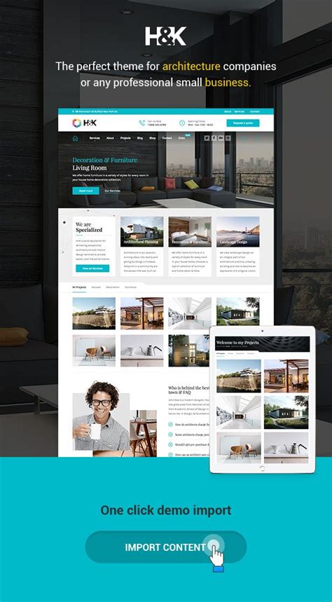 Hnk Architecture Business WordPress Theme Architecture Company